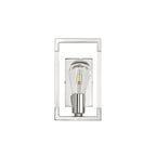 IL32784 Canto Wall Lamp 1 Light E27 Polished Nickel/Acrylic