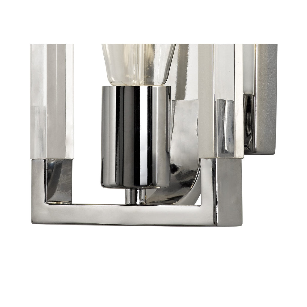 IL32784 Canto Wall Lamp 1 Light E27 Polished Nickel/Acrylic