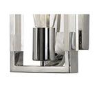 IL32784 Canto Wall Lamp 1 Light E27 Polished Nickel/Acrylic