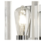IL32784 Canto Wall Lamp 1 Light E27 Polished Nickel/Acrylic