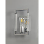 IL32784 Canto Wall Lamp 1 Light E27 Polished Nickel/Acrylic