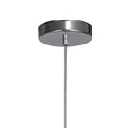 IL32781 Canto Double Rectangle Square Pendant 1 Light E27 Polished Nickel/Acrylic