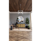 IL32783 Canto Pendant 5 Light E27 Polished Nickel/Acrylic