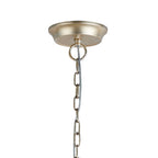 IL31846 Celine Pendant Chandelier 12 Light E14 Aged Silver/Clear Crystal