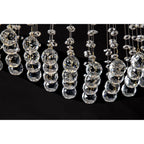 IL31381 Colorado Rectangular Pendant Line 4 Light GU10 French Gold/Crystal