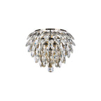 IL32807AB Coniston Wall Lamp 1 Light E14 Antique Brass/Crystal