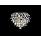 IL32807AB Coniston Wall Lamp 1 Light E14 Antique Brass/Crystal