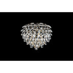 IL32829AB Coniston Wall Lamp 2 Light E14 Antique Brass/Crystal