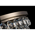 IL32816AB Coniston Flush Ceiling 3 Light E14 Antique Brass/Crystal