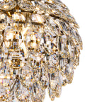IL32803AB Coniston Pendant 3 Light E14 Antique Brass/Crystal