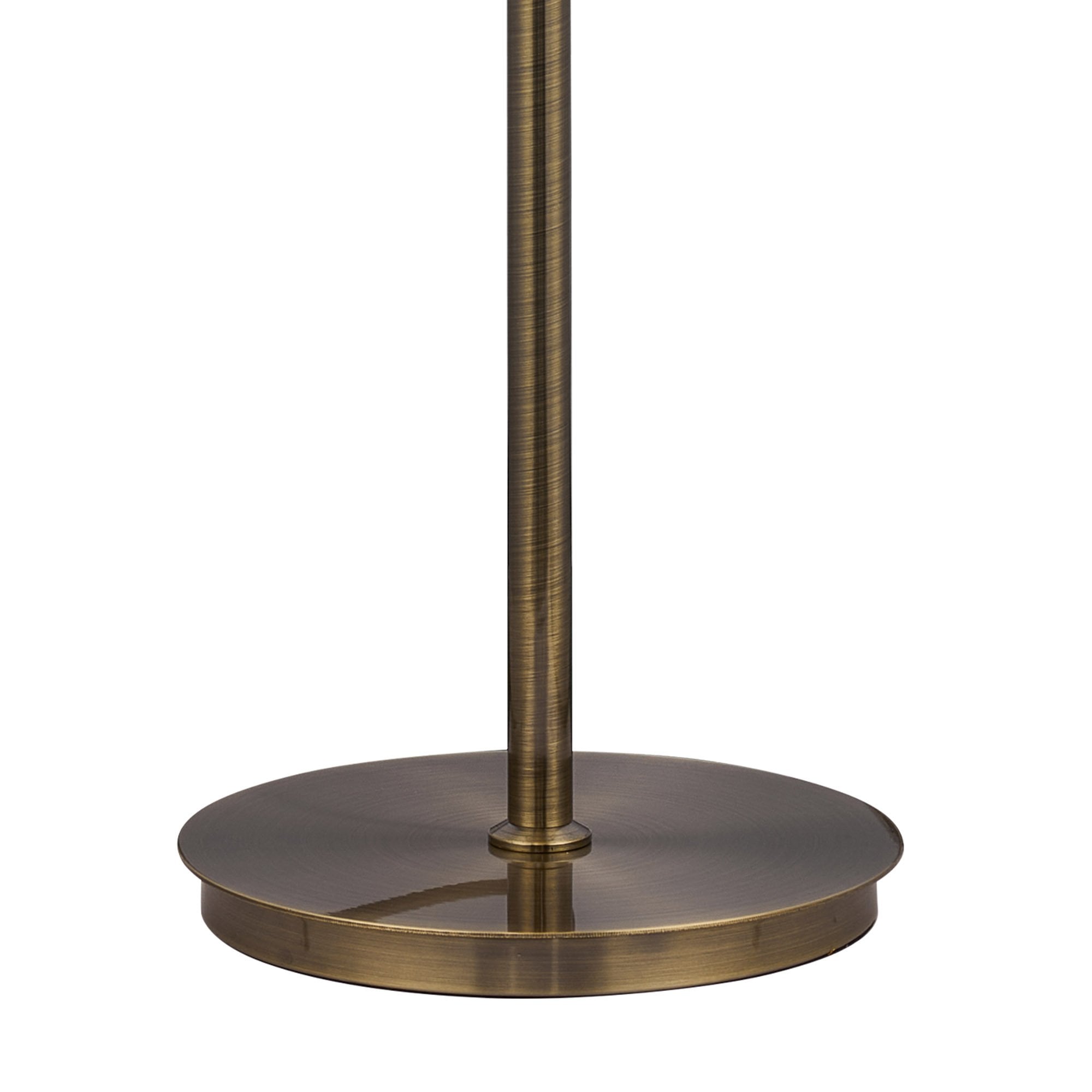 IL32837AB Coniston Floor Lamp 3 Light E14 Antique Brass/Crystal