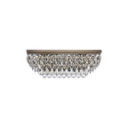 IL32826AB Coniston Linear Flush Ceiling 5 Light E14 Antique Brass/Crystal