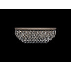 IL32826AB Coniston Linear Flush Ceiling 5 Light E14 Antique Brass/Crystal