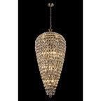 IL32887AB Coniston Tall Acorn Pendant 20 Light E14 Antique Brass/Crystal