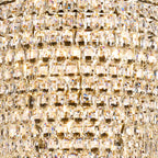 IL32888AB Coniston Acorn Pendant 25 Light E14 Antique Brass/Crystal