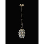IL32839 Coniston Pendant 5 Layer 1 Light E27 French Gold/Crystal