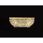 IL32826 Coniston Linear Flush Ceiling 5 Light E14 French Gold/Crystal