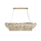 IL32823 Coniston Linear Pendant 14 Light E14 French Gold/Crystal