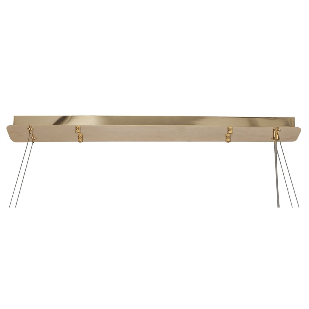 IL32823 Coniston Linear Pendant 14 Light E14 French Gold/Crystal