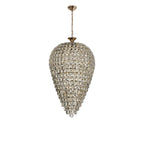 IL32886 Coniston Acorn Pendant 16 Light E14 French Gold/Crystal