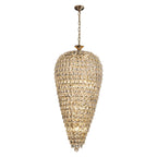 IL32887 Coniston Tall Acorn Pendant 20 Light E14 French Gold/Crystal