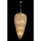 IL32887 Coniston Tall Acorn Pendant 20 Light E14 French Gold/Crystal