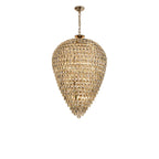 IL32888 Coniston Acorn Pendant 25 Light E14 French Gold/Crystal