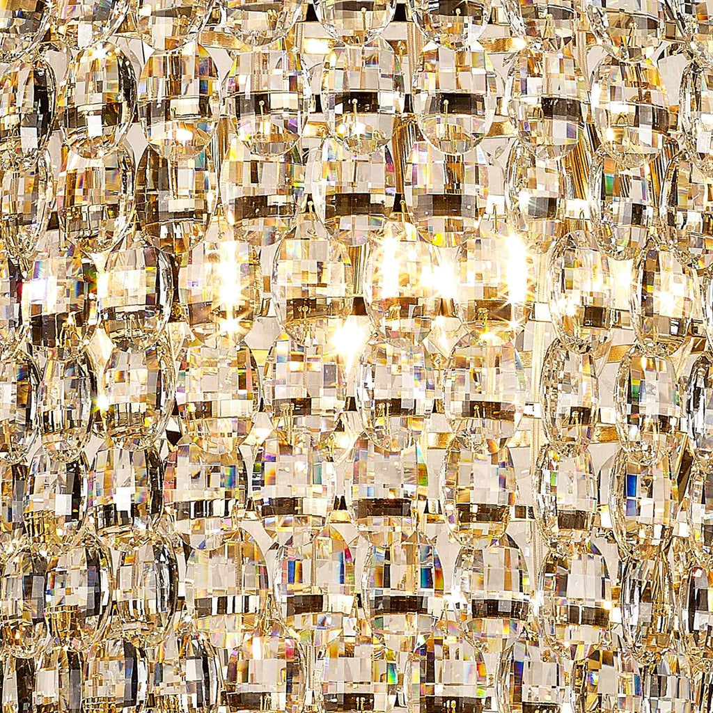 IL32888 Coniston Acorn Pendant 25 Light E14 French Gold/Crystal