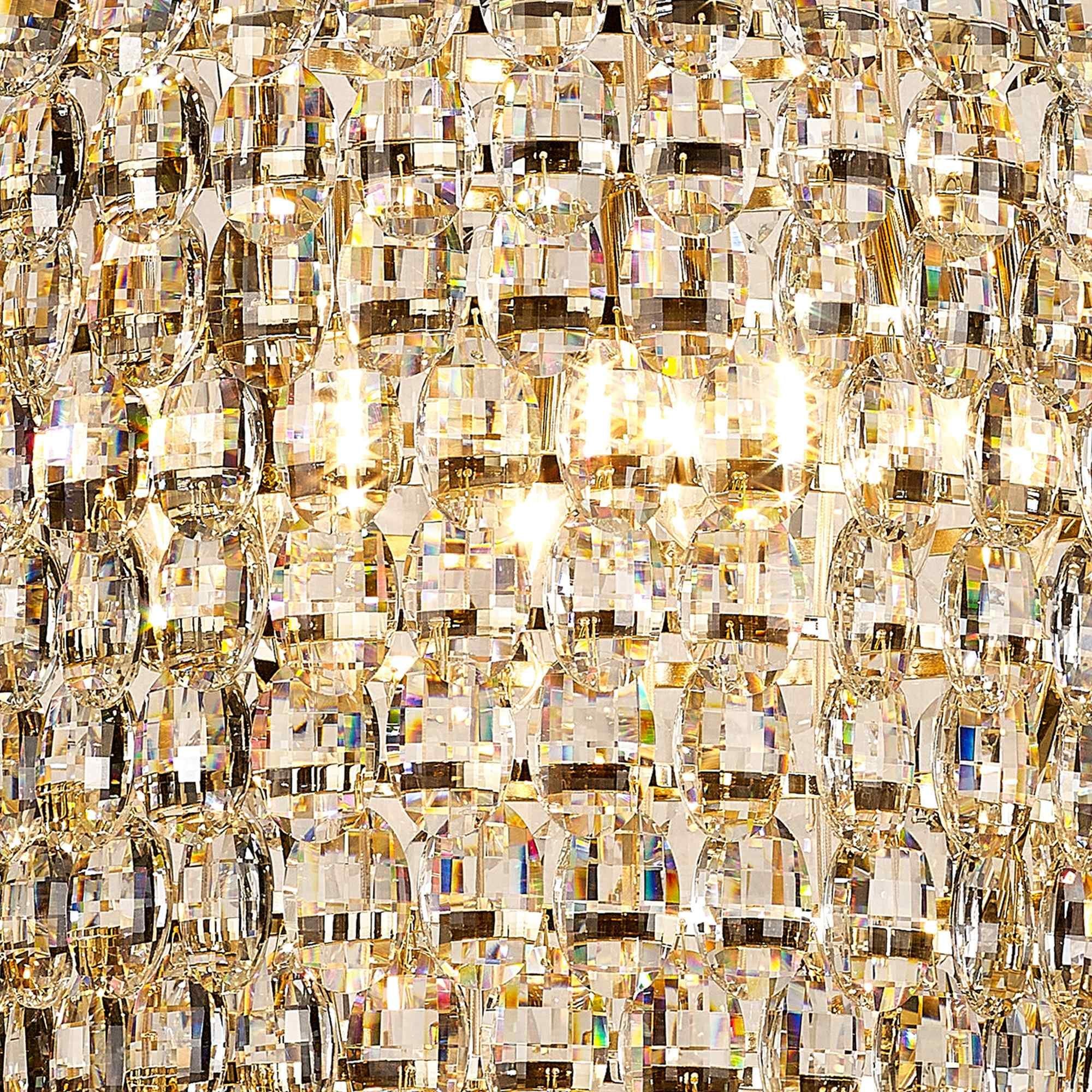 IL32888 Coniston Acorn Pendant 25 Light E14 French Gold/Crystal