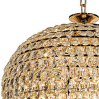IL32888 Coniston Acorn Pendant 25 Light E14 French Gold/Crystal