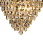 IL32888 Coniston Acorn Pendant 25 Light E14 French Gold/Crystal