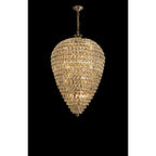 IL32888 Coniston Acorn Pendant 25 Light E14 French Gold/Crystal