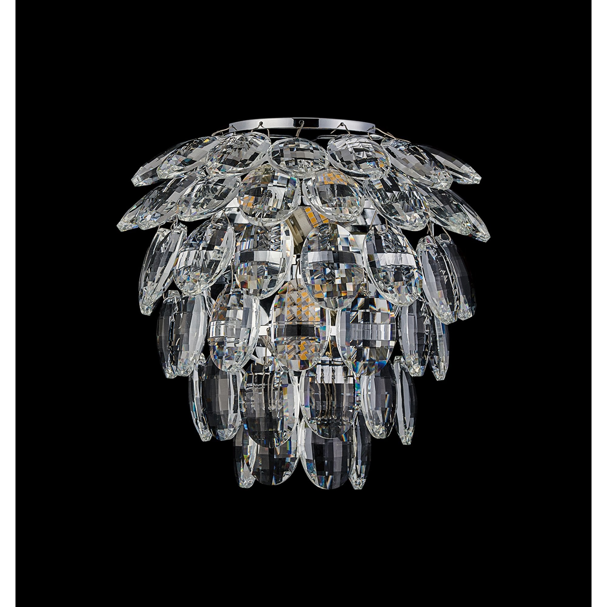 IL32890 Coniston IP Bathroom Wall Lamp 2 Light G9 Polished Chrome/Crystal