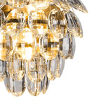IL32895AB Coniston IP Bathroom Wall Lamp 2 Light G9 Antique Brass/Crystal