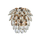 IL32895 Coniston IP Bathroom Wall Lamp 2 Light G9 French Gold/Crystal
