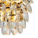IL32895 Coniston IP Bathroom Wall Lamp 2 Light G9 French Gold/Crystal