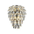 IL32891 Coniston IP Bathroom Wall Lamp 4 Light G9 Polished Chrome/Crystal