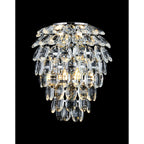IL32891 Coniston IP Bathroom Wall Lamp 4 Light G9 Polished Chrome/Crystal