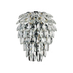 IL32891 Coniston IP Bathroom Wall Lamp 4 Light G9 Polished Chrome/Crystal