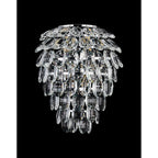 IL32891 Coniston IP Bathroom Wall Lamp 4 Light G9 Polished Chrome/Crystal