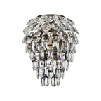 IL32896AB Coniston IP Bathroom Wall Lamp 4 Light G9 Antique Brass/Crystal