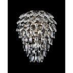 IL32896AB Coniston IP Bathroom Wall Lamp 4 Light G9 Antique Brass/Crystal