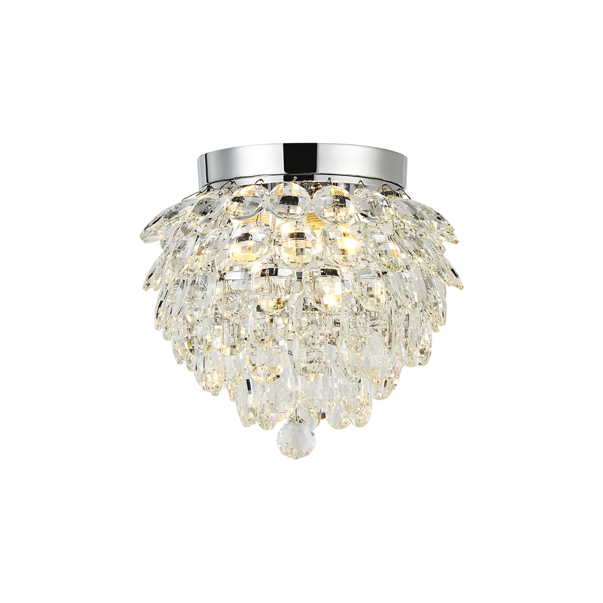 IL32892 Coniston IP Bathroom Ceiling 3 Light G9 Polished Chrome/Crystal