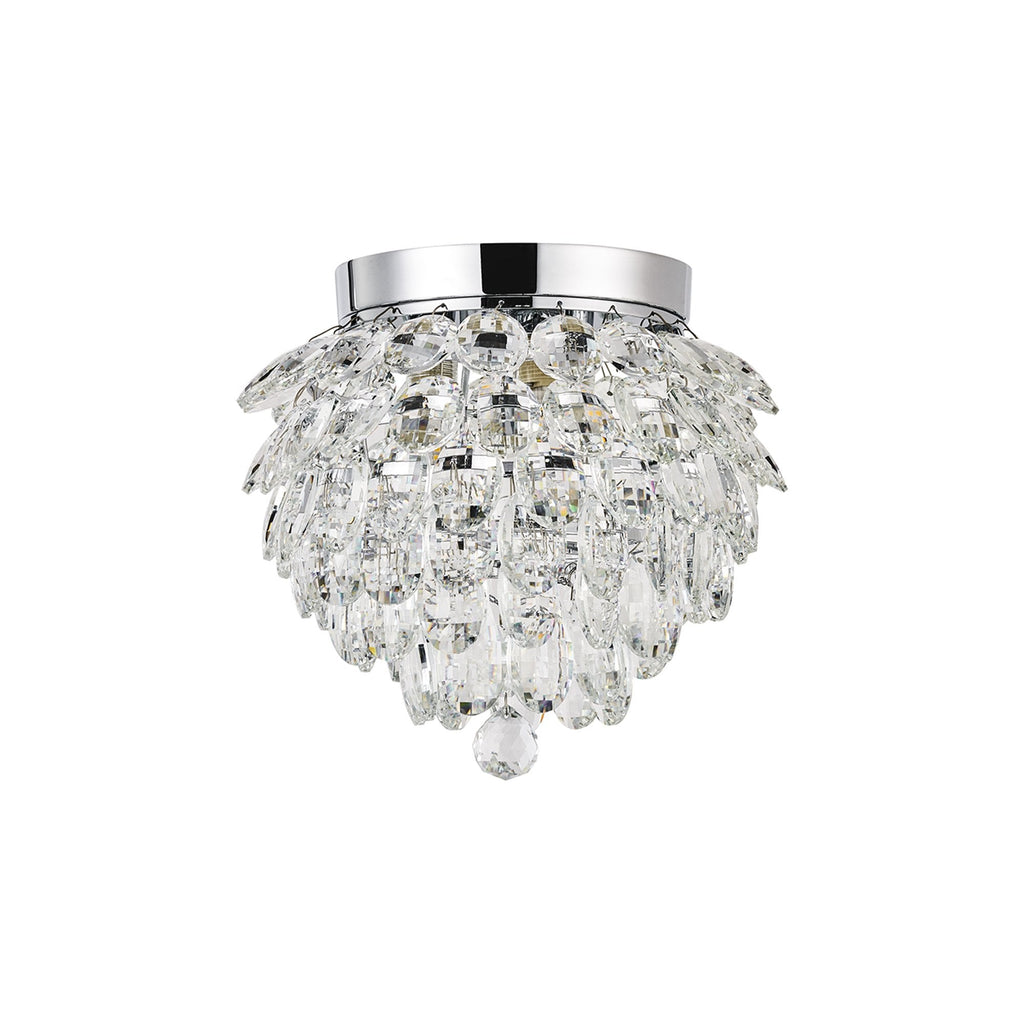 IL32892 Coniston IP Bathroom Ceiling 3 Light G9 Polished Chrome/Crystal