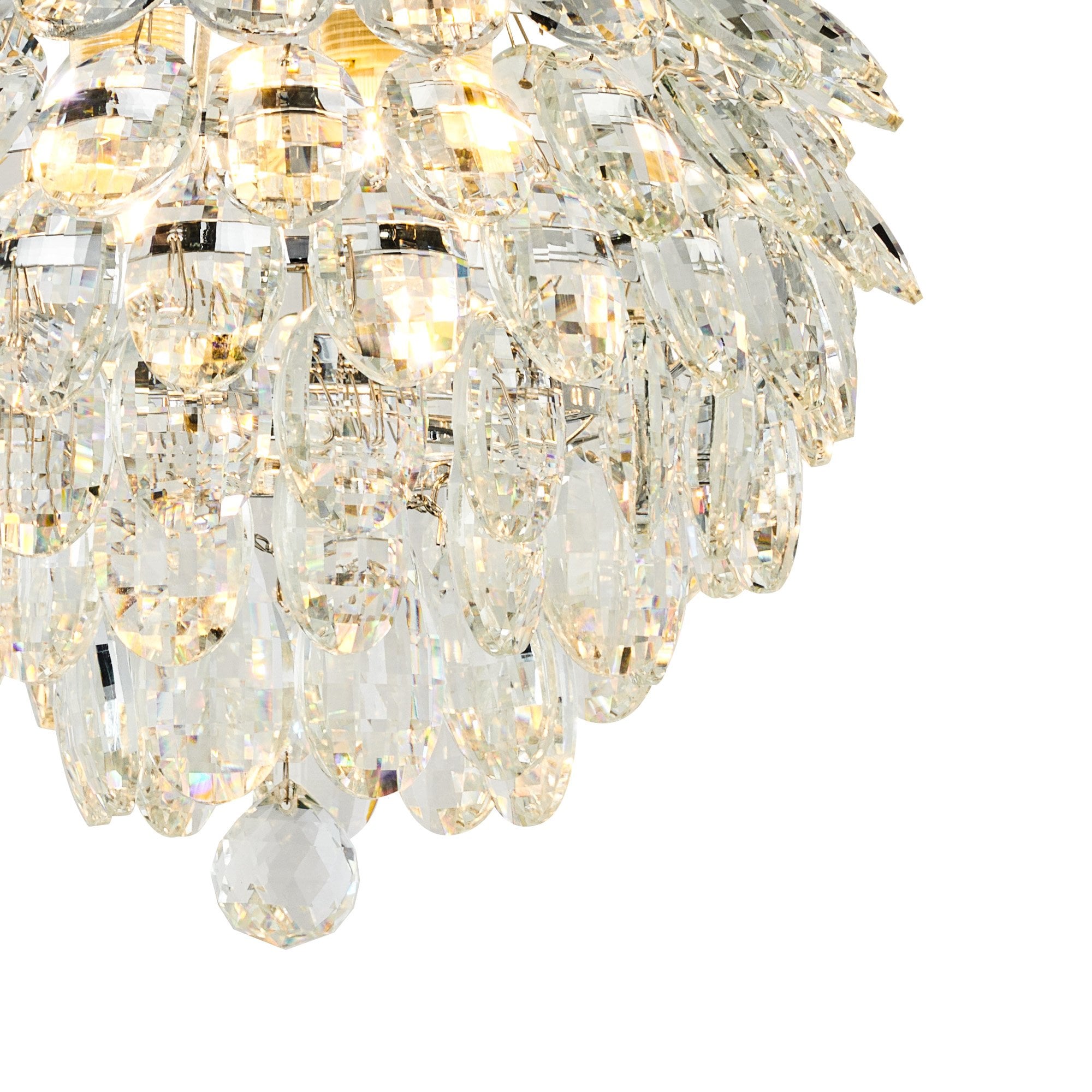 IL32892 Coniston IP Bathroom Ceiling 3 Light G9 Polished Chrome/Crystal