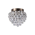 IL32897AB Coniston IP Bathroom Ceiling 3 Light G9 Antique Brass/Crystal