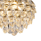 IL32897AB Coniston IP Bathroom Ceiling 3 Light G9 Antique Brass/Crystal