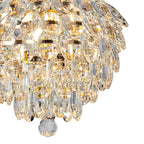 IL32897 Coniston IP Bathroom Ceiling 3 Light G9 French Gold/Crystal