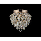 IL32897 Coniston IP Bathroom Ceiling 3 Light G9 French Gold/Crystal