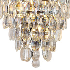 IL32912 Coniston IP Bathroom Tall Wall Lamp 6 Light G9 Polished Chrome/Crystal